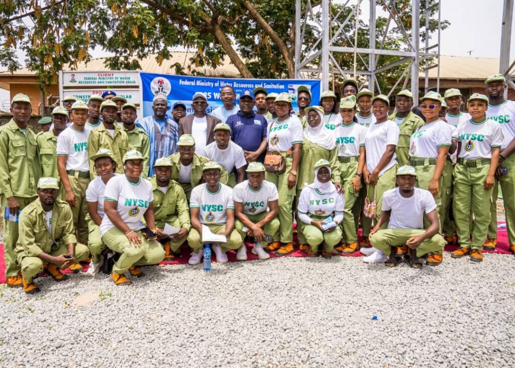 Water Day: FG commissions water facility at Abuja NYSC camp
