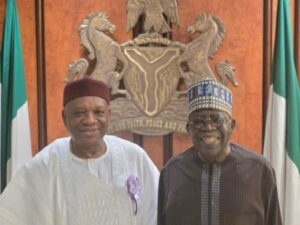 Senator Orji Uzor Kalu and President Bola Tinubu