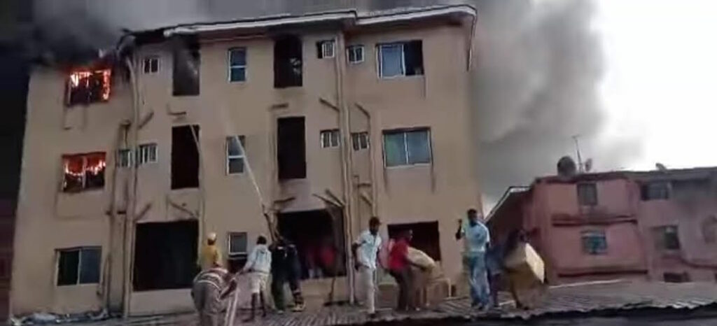 Goods lost, buildings destroyed as fire razes Onitsha market