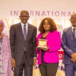 L-R: Executive Director, Business Development, Nigeria Export-Import Bank, Stella Okotete; Managing Director, NEXIM, Abba Bello; former Minister of Finance, Kemi Adeosun; and Executive Director, Corporate Services, Ibrahim Gaga at the NEXIM International Women’s Day 2025 Conference held at Abuja Continental Hotel on Tuesday