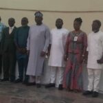 Deputy Governor Barr Sam Ode in a photograph with other signatories at the event