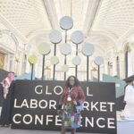 Anuforo at the venue of Global Labour Market Conference in Riyadh, KSA, recently