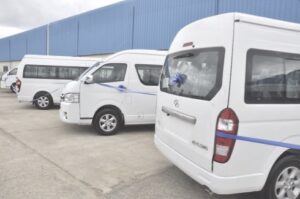 CNG-powered Joylong buses