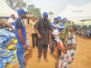 Distribution of food items
