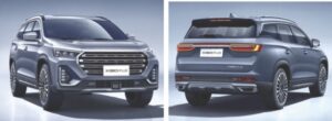 Front and rear views of Jetour X90 Plus