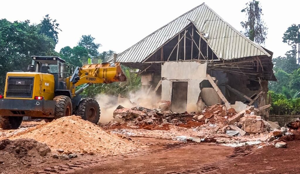 Edo task force demolishes more houses linked to kidnappers: