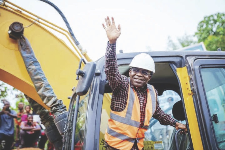 Gov. Otti at the flag-off