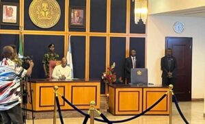 Rivers Sole Administrator Vice-Admiral Ibok Ibas (retd)