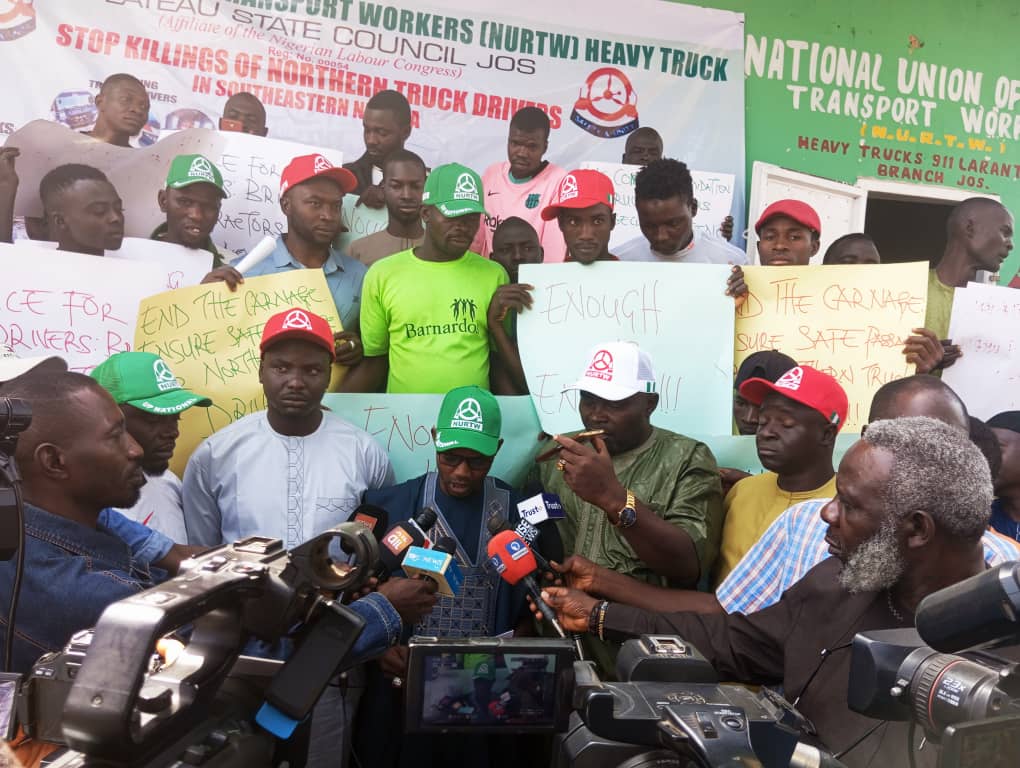 Northern truck drivers protest IPOB attacks in South East