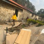 Some damaged parts of the Obudu Cattle Ranch