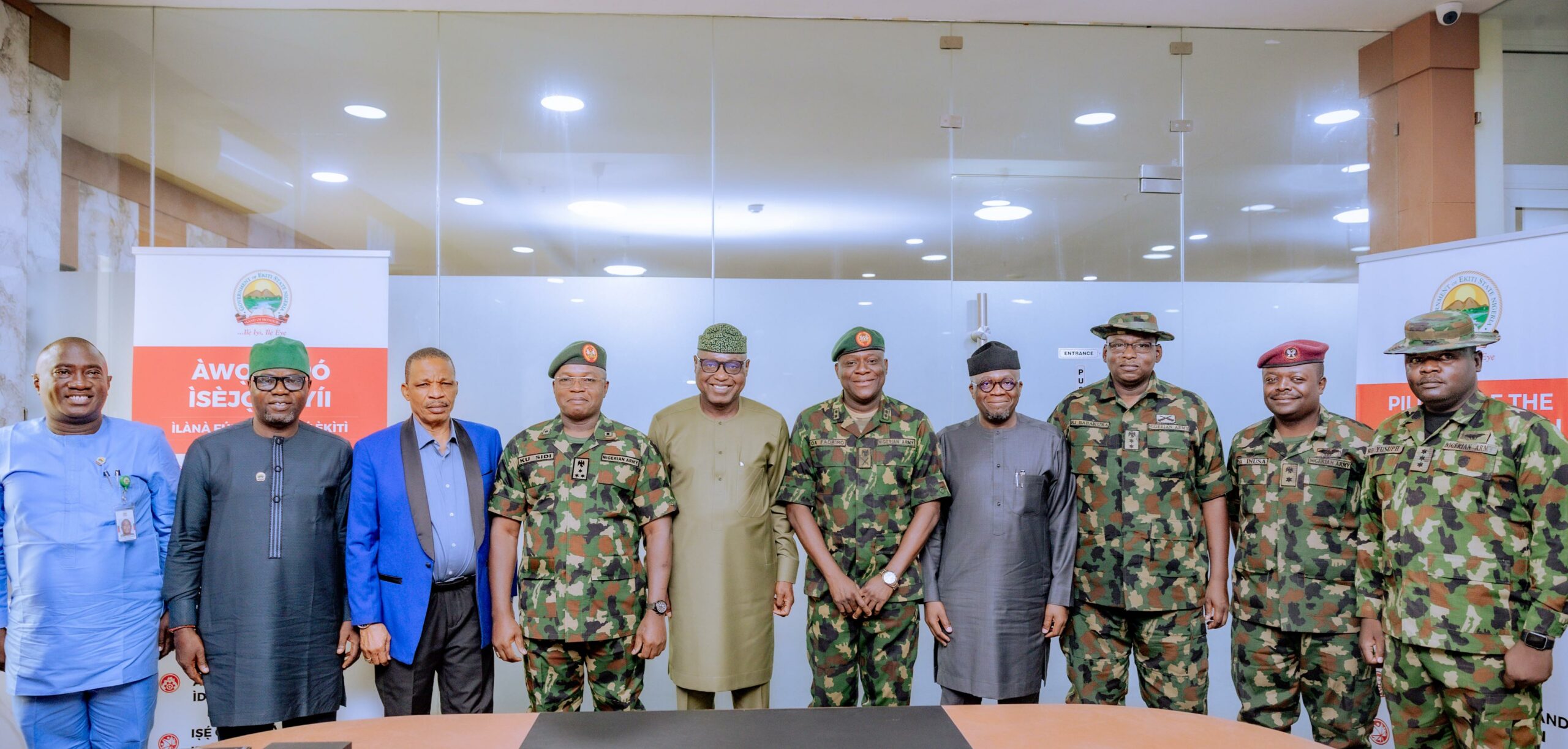 Oyebanji assures army of collaboration as new formation takes off in Ekiti