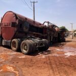 NSCDC prevents disaster as tanker spills 45,000 litres of PMS