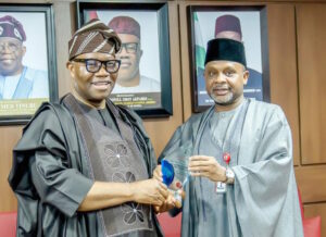 Akpabio praises Lado for leak-free Senate communication