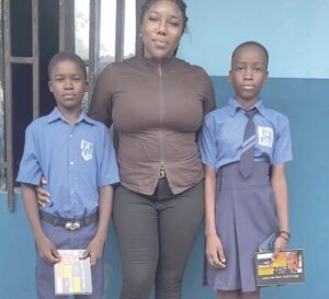 L -R- Bethel, Edeh and Chiamaka