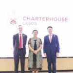 L-R- Todd, Yuqing (middle) and another guest at the event