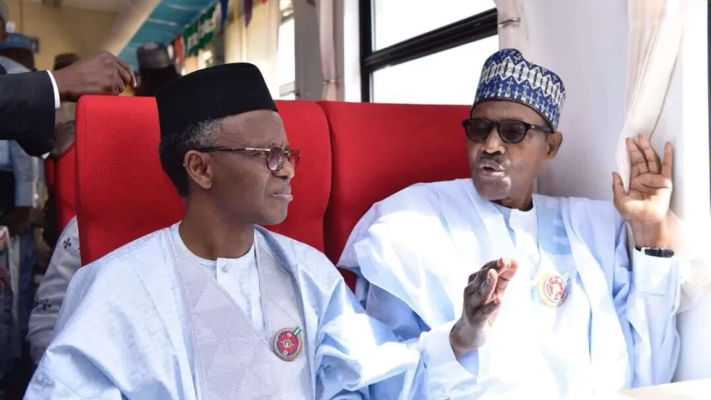 Nasir El-Rufai and Muhammadu Buhari