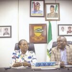R-L- Managing Director, Nigerian Railway Corporation, Dr. Kayode Opeifa and Managing Director, Lagos Area Metropolitan Authority, Mrs Abimbola Akinajo