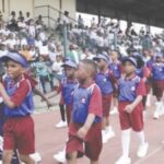 The march past
