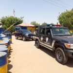 Zamfara police stage show of force for Eid-ul-Fitr safety