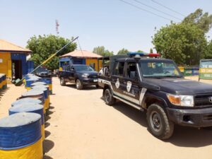 Zamfara police stage show of force for Eid-ul-Fitr safety