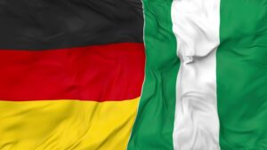 Germany-Nigeria flags