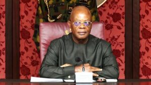 Sole Administrator of Rivers State Vice-Admiral Ibok-Ete Ibas (retd)
