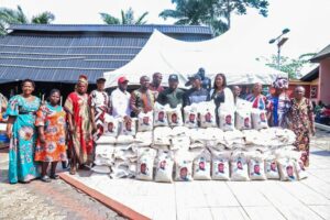 Booth 2 Booth at distribution of palliatives to party members in Nnewi South Local Government Area of Anambra State