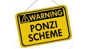 Ponzi scheme warning