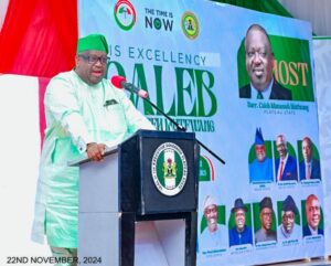 Governor Caleb Mutfwang of Plateau State