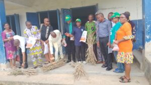 Cross River empowers 135 schools with improved farming tools