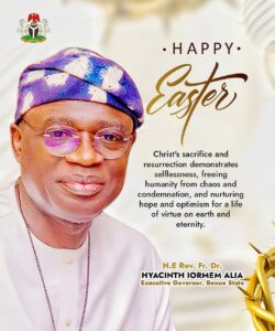 Benue State Governor Rev. Fr. Hyacinth Alia