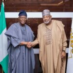 L-R: Minister of Finance and Coordinating Minister of the Economy Wale Edun, Minister of Agriculture and Food Security Abubakar Kyari