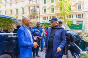 Senate President Godswill Akpabio at Pope Francis burial