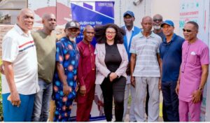 Friday Ekpo, Agali, other former Super Eagles players visit Spring Sky Finance