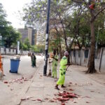 Street cleaner in Lagos