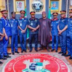 Governor Lawal hosts NSCDC officers