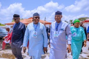 Dr Kayode Fayemi and Governor Biodun Oyebanji