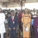 L-R- Eromosele, Prof. Tayo. Olajide-Wusu and Durosinmi-Etti at the fair