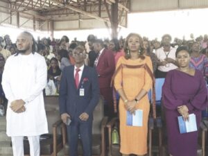 L-R- Eromosele, Prof. Tayo. Olajide-Wusu and Durosinmi-Etti at the fair