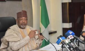 Minister of Agriculture and Food Security, Senator Abubakar Kyari,