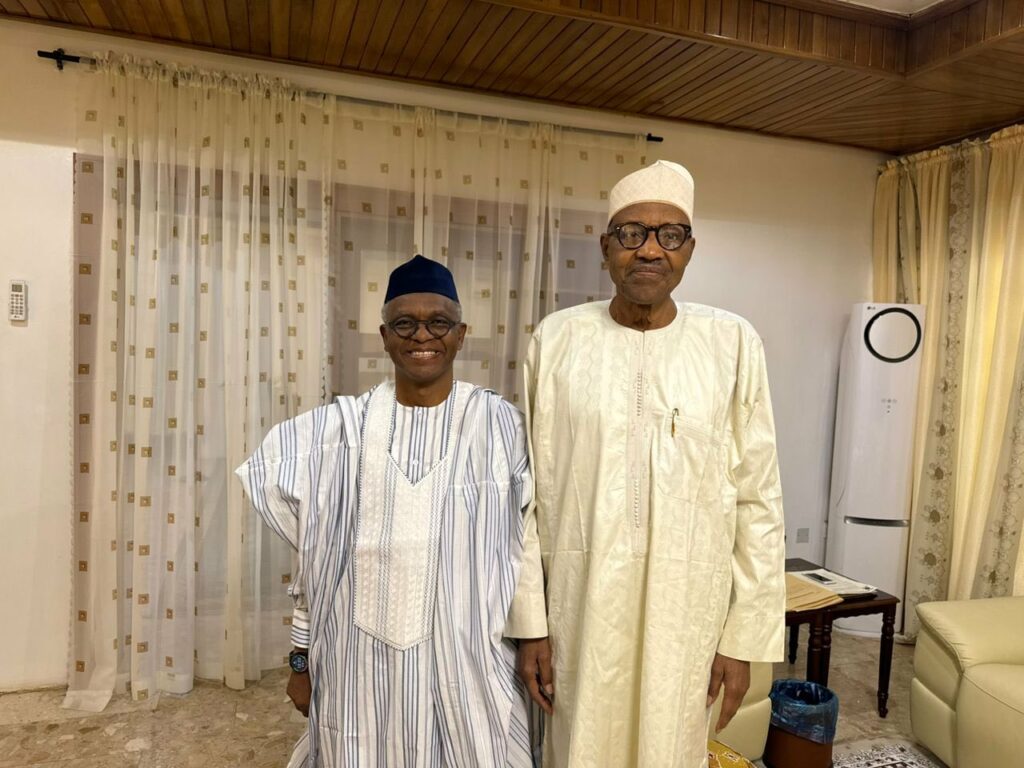 Nasir El-Rufai and Muhammadu Buhari