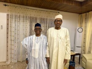 Nasir El-Rufai and Muhammadu Buhari