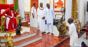 Okpebholo thanks Oba of Benin, Edo people for prayers