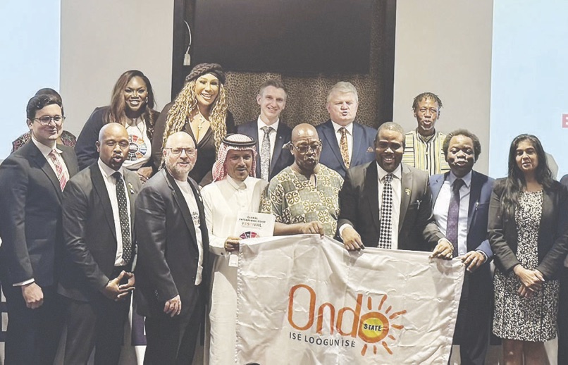 Ondo State team with other foreign delegates at the conference