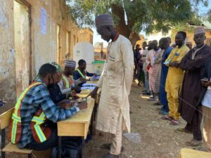 Nigerians Voting