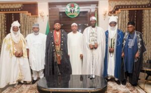 Usman-Ododo-Meets-Ata-Igala-Ohinoyi-Ohimege-Other-Traditional-Rulers-2-648×400