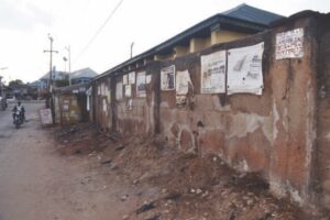 Vacancies posters at a strategic place in Jikwoyi, Abuja