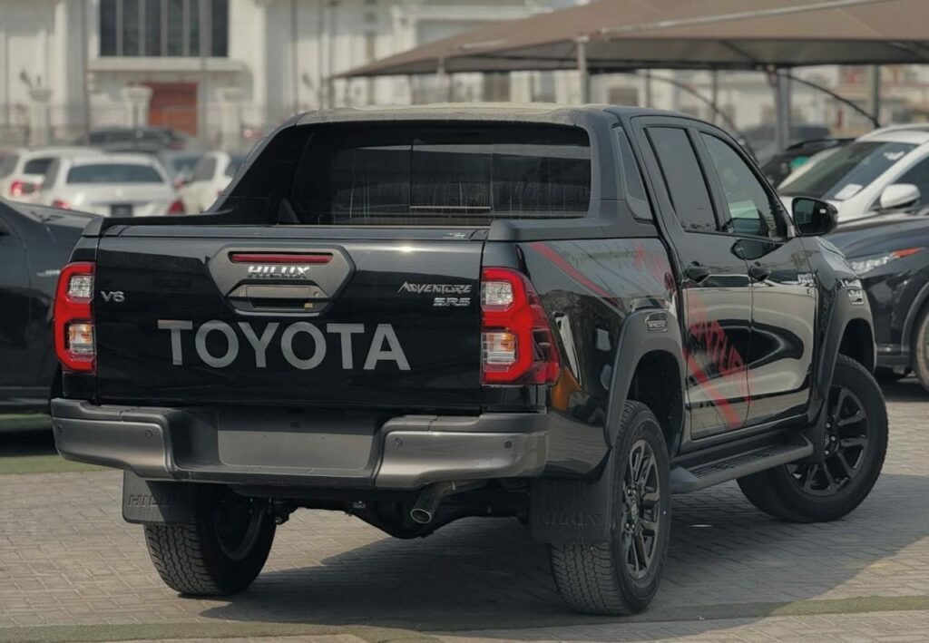 Black Toyota Hilux
