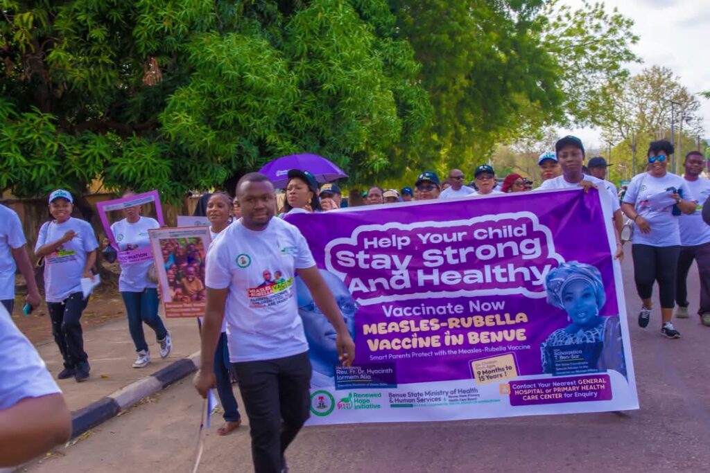 Benue launches measles-rubella vaccine sensitisation across 23 LGAs