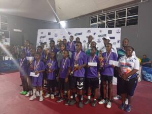 Teens win gold at 2025 Offiong Edem table tennis event
